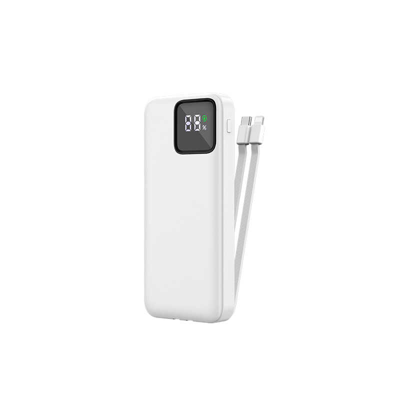 Wiwu JC-18 PD Hızlı Şarj Özellikli Led Göstergeli Powerbank 18W 10000mAh - Beyaz