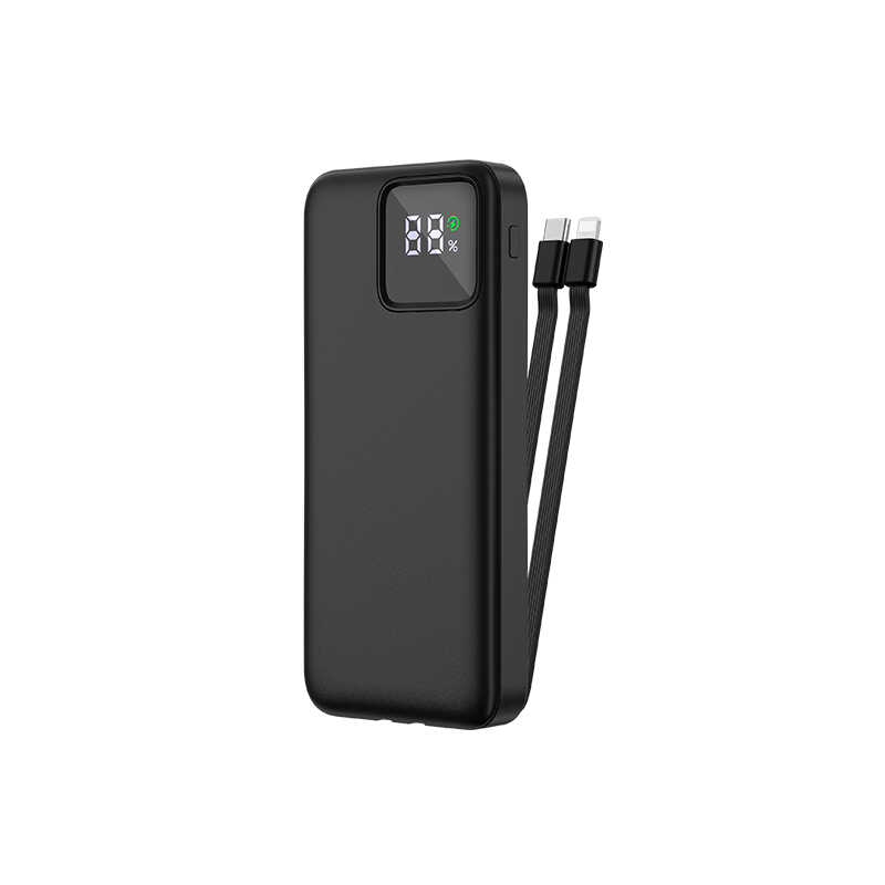 Wiwu JC-18 PD Hızlı Şarj Özellikli Led Göstergeli Powerbank 18W 10000mAh - Siyah