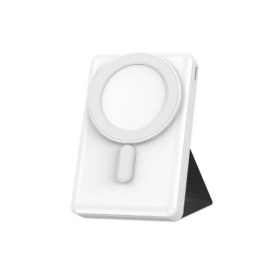 Wiwu JC-20 Magsafe Wireless Transparent Powerbank 15W 10000mAh With Stand With Quick Charge - Wiwu