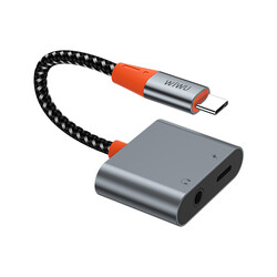 Wiwu LT10 Type-C To 3.5mm Aux Converter Audio Adapter - Wiwu