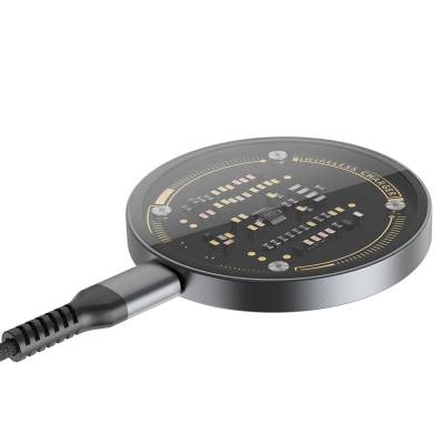 Wiwu M17 Magnetik Intelligent Transparan Wireless Şarj Ultra İnce Şeffaf 15W Android iOS Destekli - 3