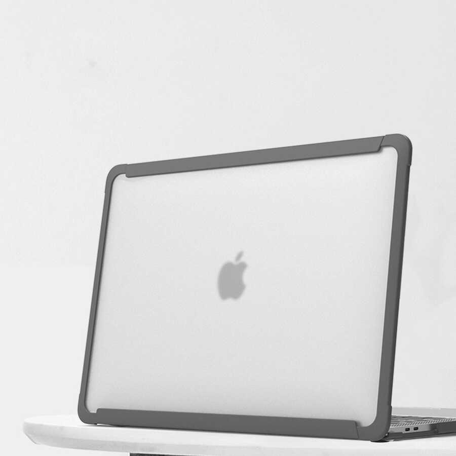 Apple Macbook 13.3' New Pro 2018 Wiwu Macbook HP-01 iShield Kapak - Gri