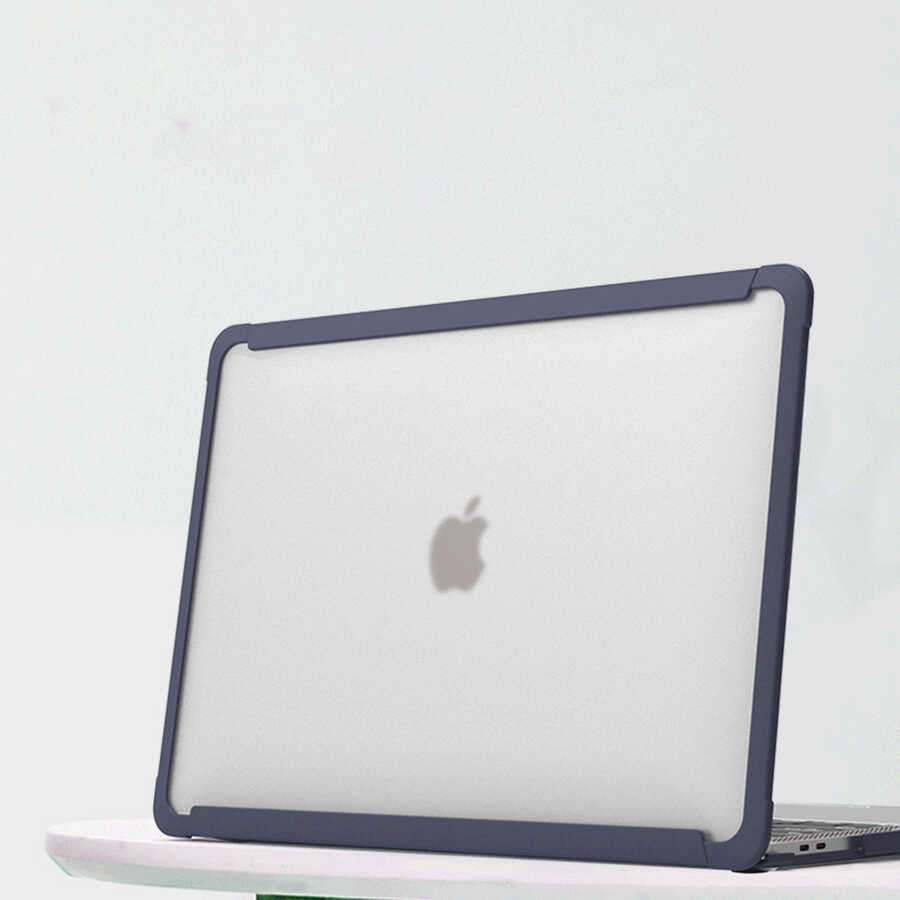 Apple Macbook 13.3' New Pro 2018 Wiwu Macbook HP-01 iShield Kapak - Lacivert