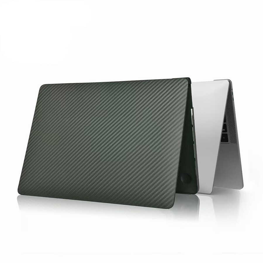Apple Macbook 13.3' Pro 2022 M2 Wiwu MacBook iKavlar Shield Kapak - Koyu Yeşil