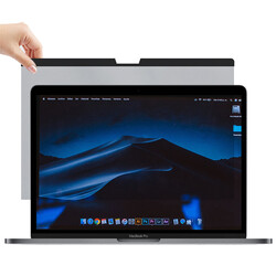 Apple Macbook 14.2' 2021 Touch Bar Wiwu Mıknatıslı Privacy Ekran Koruyucu - Thumbnail