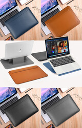 Apple Macbook 16' Touch Bar Wiwu Macbook Skin Pro Portable Stand Kılıf - Thumbnail