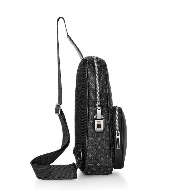 Wiwu Master Fingerprint Lock Series Waterproof Fingerprint Lock Crossbody Bag  - 4
