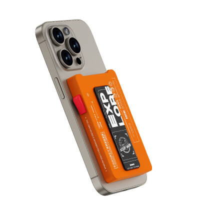 Wiwu MW-002 Pop-Up Button Designed 6-Chamber Magnetic Stand Card Holder - Wiwu