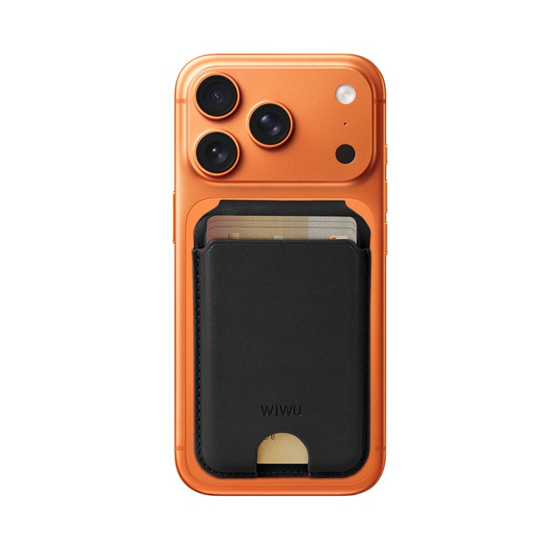 Wiwu MW-007P Magnetik Standlı Kartlık Kablosuz Şarj Uyumlu FindMy ve Find Hub Özellikli Mag Wallet - 4
