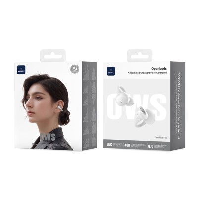 Wiwu O503 Openbuds Serisi Gerçek Zamanlı Ai Çeviri Özellikli ENC Teknolojili Bluetooth Kulak İçi Kulaklık v6.0 - 14