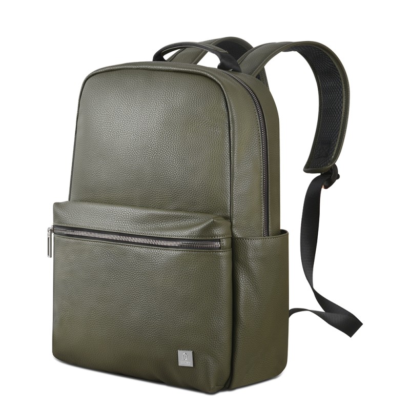 Wiwu Osun Series Metal Logo PU Leather Laptop Backpack - 1