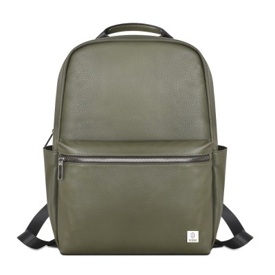 Wiwu Osun Series Metal Logo PU Leather Laptop Backpack - 8