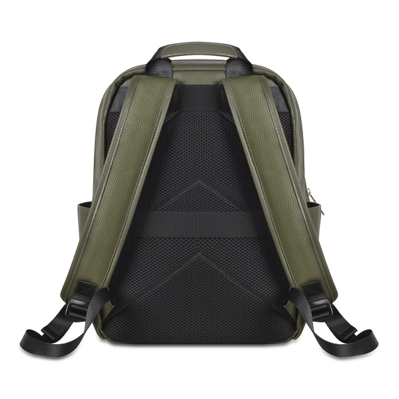 Wiwu Osun Series Metal Logo PU Leather Laptop Backpack - 10