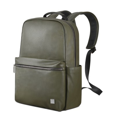 Wiwu Osun Series Metal Logo PU Leather Laptop Backpack - 2