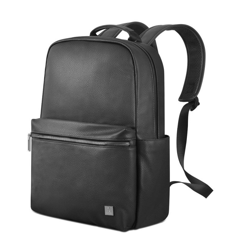 Wiwu Osun Series Metal Logo PU Leather Laptop Backpack - 3