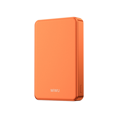 Wiwu P15-1 LED Işık Göstergeli Ultra İnce PD 20W Kablosuz Powerbank 10000mAh 15W - Wiwu