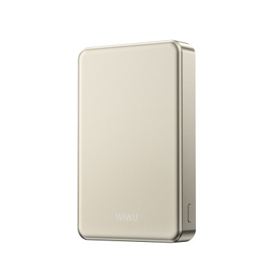Wiwu P15-1 LED Işık Göstergeli Ultra İnce PD 20W Kablosuz Powerbank 10000mAh 15W - 10