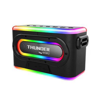 Wiwu P18 Thunder Bluetooth Speaker and Karaoke Bluetooth Dual Microphone - Wiwu