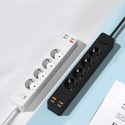 Wiwu PD20W U01EU Power Strip Çoklu Priz 160 cm - 5