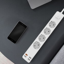 Wiwu PD20W U01EU Power Strip Multiple Socket 160 cm - 11