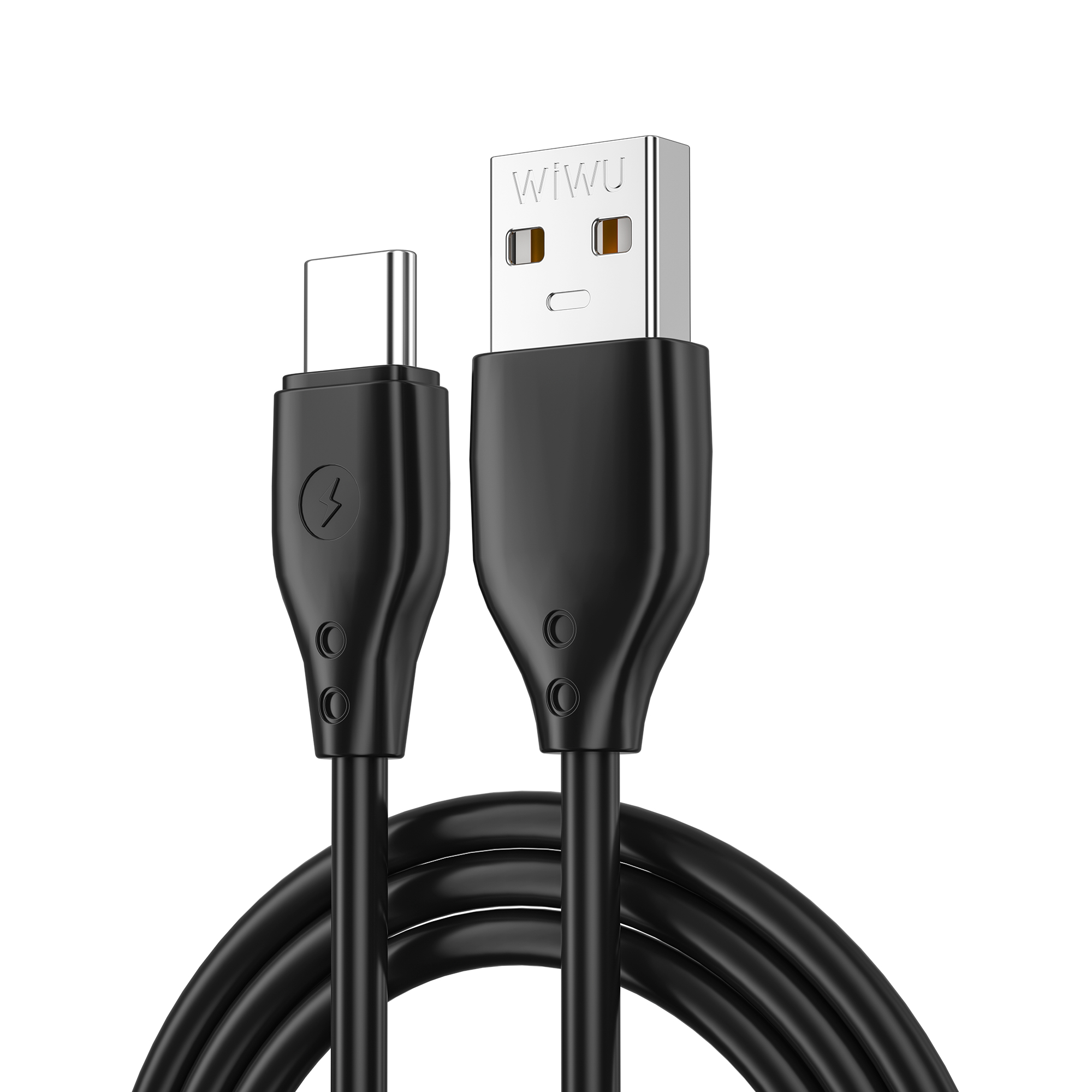 Wiwu Pioneer Wİ-C001 Ultra Esnek Type-C Usb Kablo 1M - Siyah