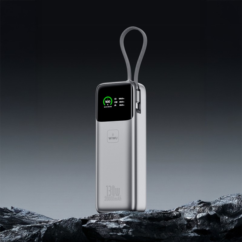Wiwu PM-301 Power Mega Series Portable Powerbank with Type-C Output PD 130W 20000mAh - 4