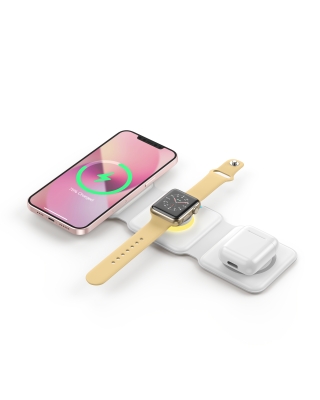 Wiwu Power Air M6 3 in 1 Magnetic Wireless Charge Stand - Wiwu