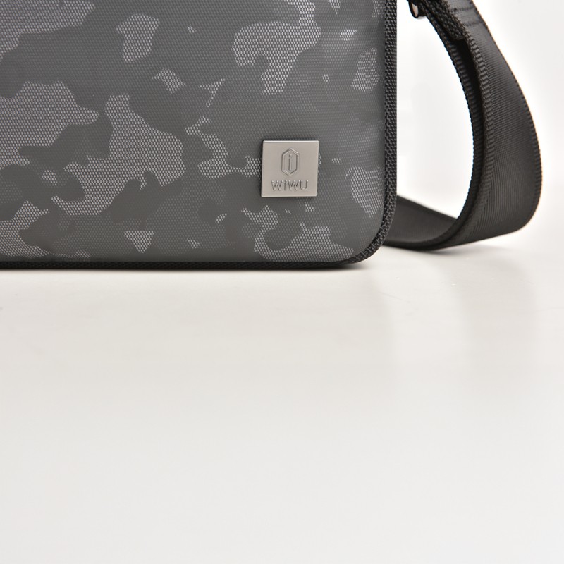 Wiwu Salem Series Sling Waterproof Polyester Fabric Crossbody Bag - 8