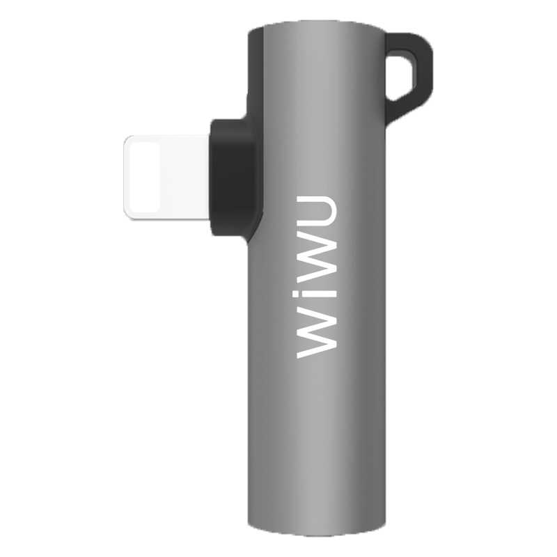 Wiwu ST03 Lightning Ses Adaptörü - Gri