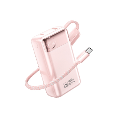 Wiwu T132 Power Plus Serisi Type-C Kablolu PD Powerbank 65W 12000mAh - Wiwu