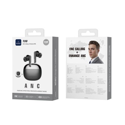 Wiwu T33 Pro ANC/ENC Teknolojili Kulak İçi Bluetooth Kulaklık v5.4 - 12
