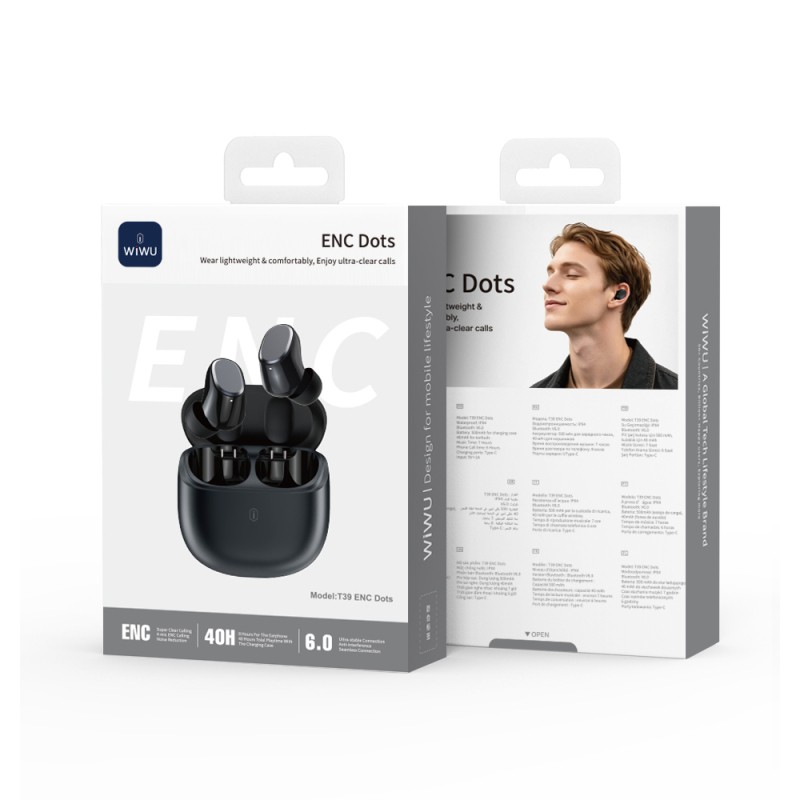 Wiwu T39 ENC Teknolojili Suya Dayanıklı Kulak İçi Bluetooth Kulaklık v6.0 - 12