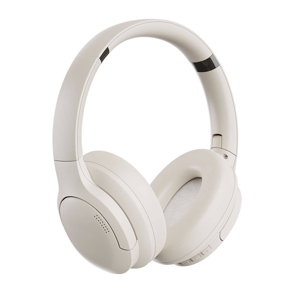 Wiwu TD-02 Sound Cool Serisi Katlanabilir Kulak Üstü Bluetooth Kulaklık - Krem