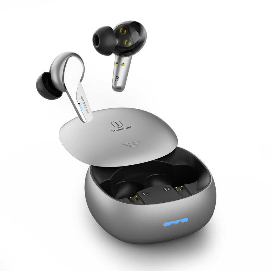 Wiwu TWS09 Bluetooth Kulaklık - Gri