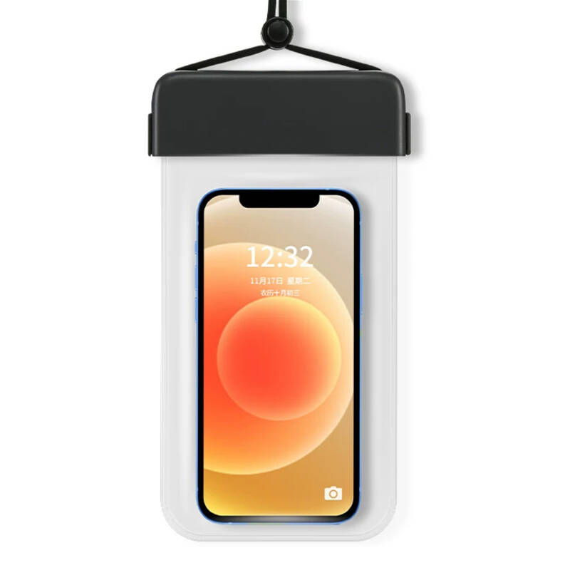 Wiwu Universal Su Geçirmez Kılıf Aqua Waterproof Max 6.9 inç IPX8 Sertifikalı - Siyah