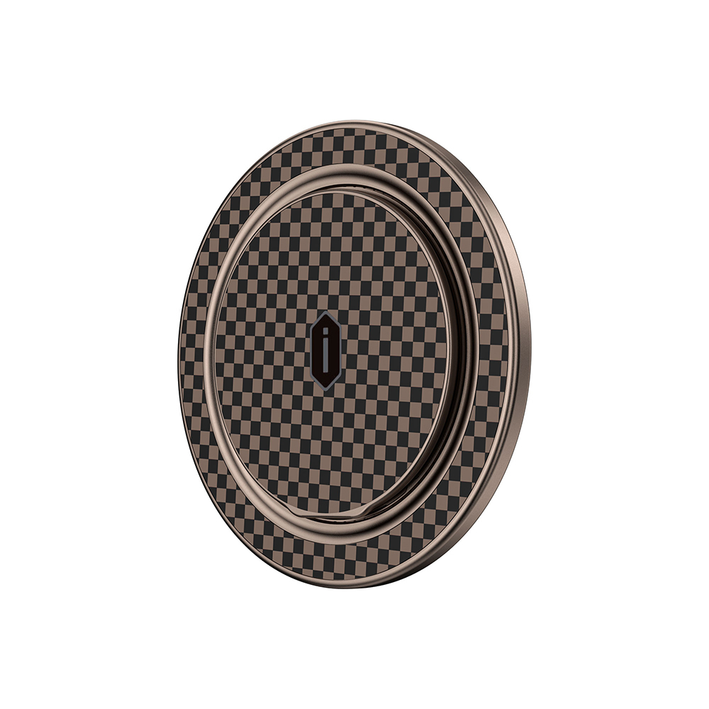 Wiwu Warriors Serisi Aramid Fiber 360 Derece Dönebilen Magnetik Ring Stand Telefon Tutucu - Desert Titanyum