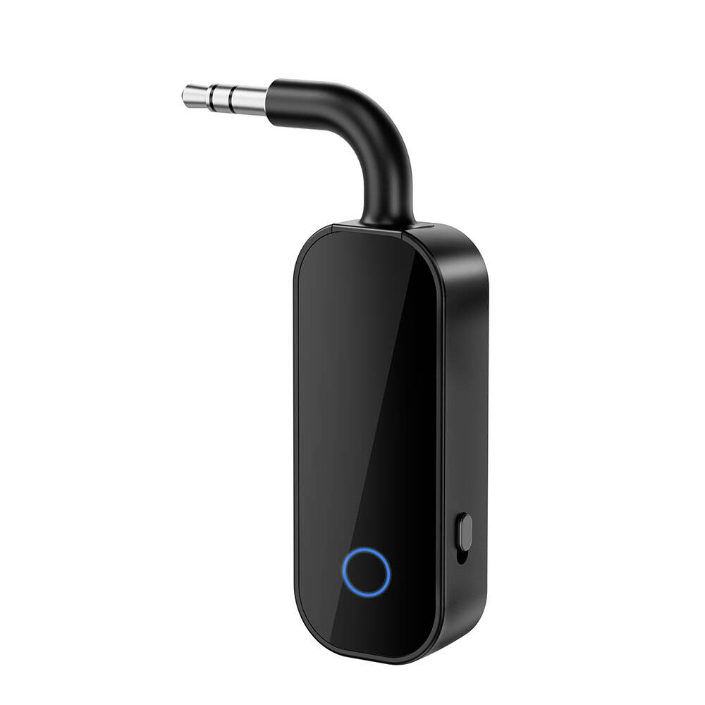 Wiwu Wi-AD001 Kablosuz Ses Alıcı Aux Girişli Bluetooth 5.0 Adaptör - Siyah