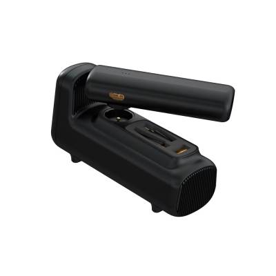 Wiwu Wi-Ai002 5in1 Auto Vehicle Tire Inflation Pump - Auto Vehicle Vacuum Cleaner - Vacuum Machine - Flashlight Digital Display Vehicle Air Compressor - 6