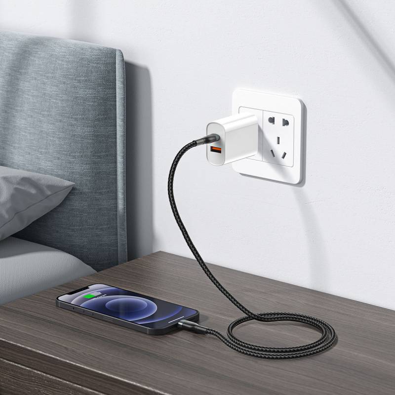 Wiwu Wİ-C017 Concise Serisi Type-C to Lightning PD Data Kablo 30W 2 Metre - 7