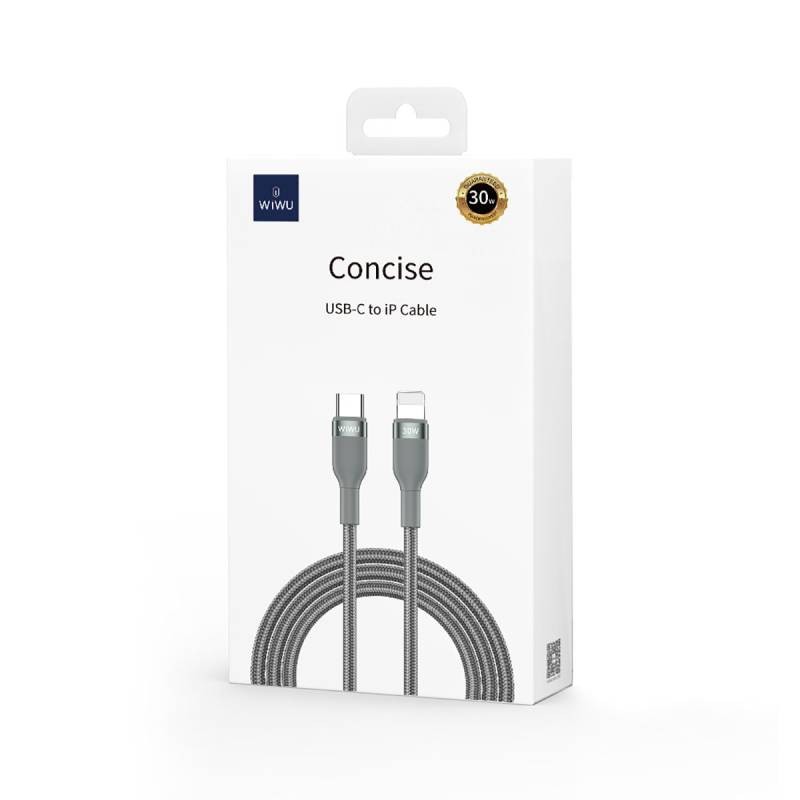 Wiwu Wİ-C017 Concise Serisi Type-C to Lightning PD Data Kablo 30W 2 Metre - 13