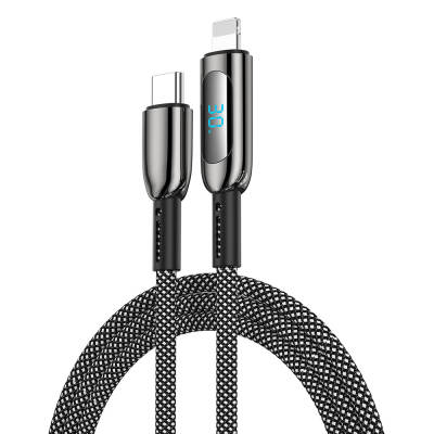 Wiwu Wi-C041 MagQ Zinc Alloy Type-C to Lightning Fast Charging Data and Charging Cable 30W - Wiwu