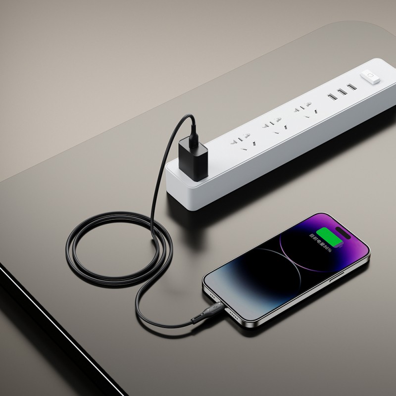 Wiwu Wi-C042E Starlink Series USB-A to Lightning Fast Charging Data and Charging Cable 2.4A 1M - 5