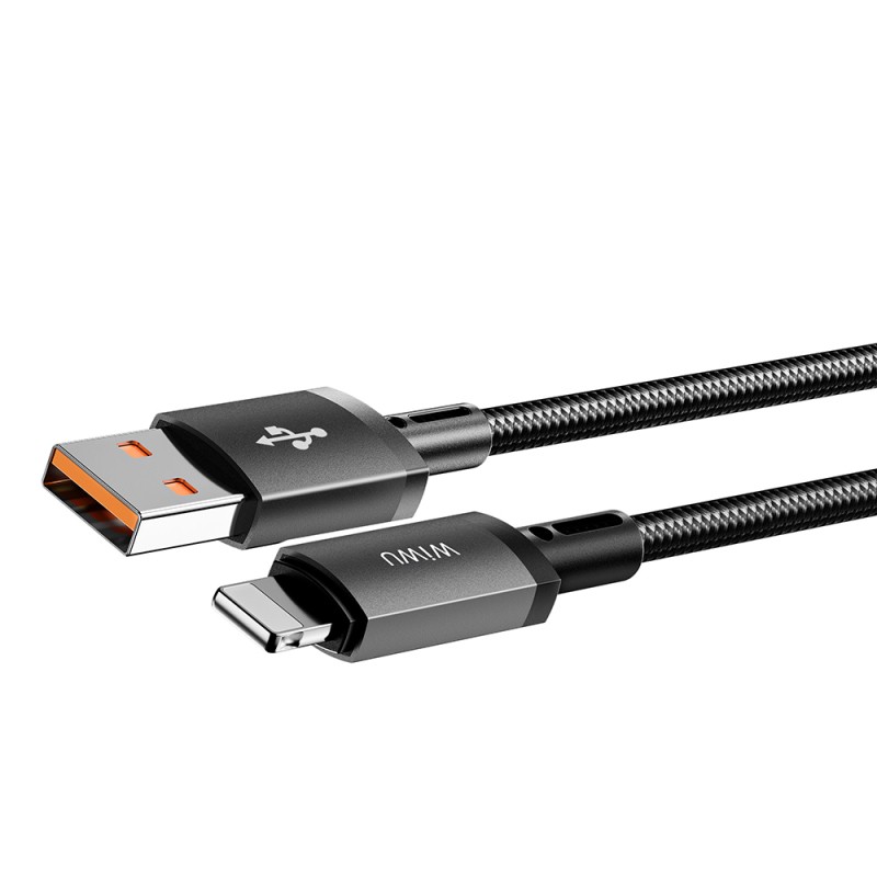 Wiwu Wi-C055 Titanlink Series USB-A to Lightning Fast Charging Data and Charging Cable 1M - 3