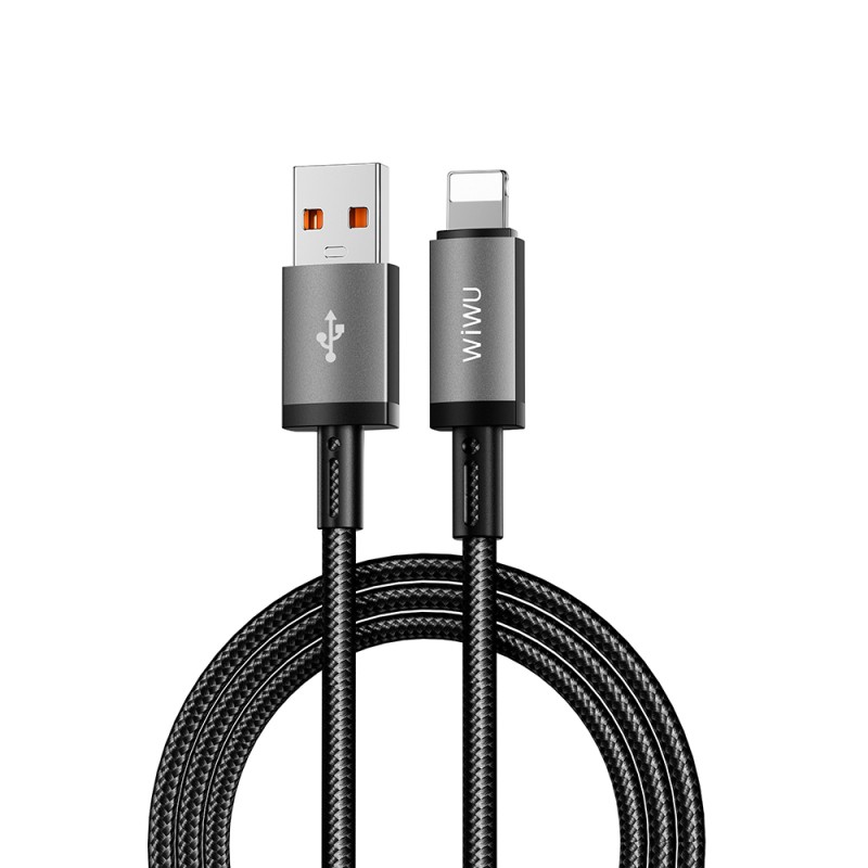 Wiwu Wi-C055 Titanlink Series USB-A to Lightning Fast Charging Data and Charging Cable 1M - 2