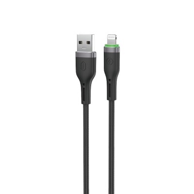 Wiwu Wi-C068 Orginlink Serisi LED Göstergeli USB-A to Lightning Hızlı Şarj Özellikli Data ve Şarj Kablosu 1M - 3