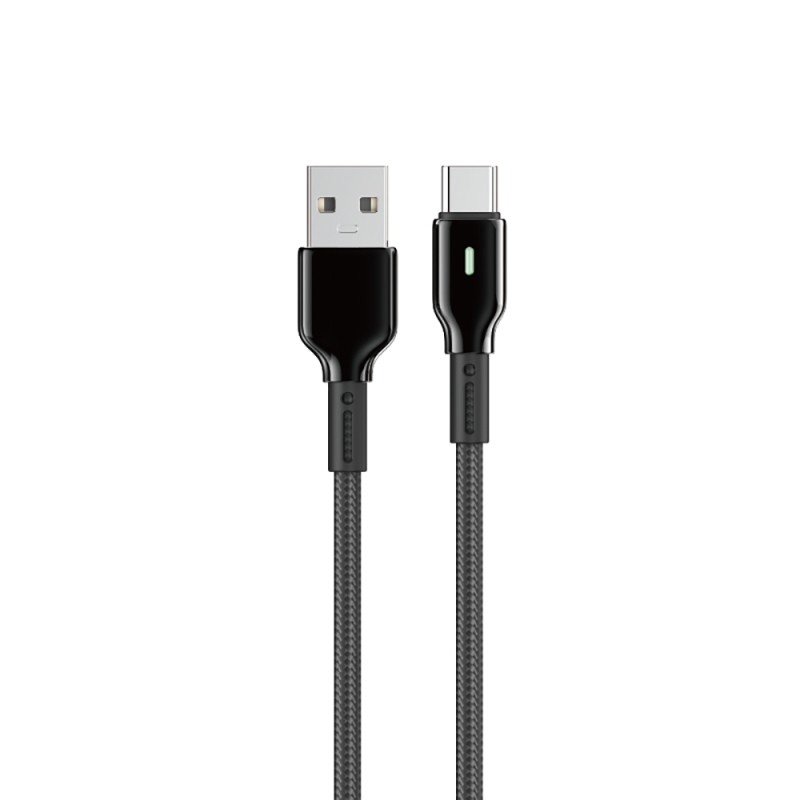 Wiwu Wi-C073 Drualink Serisi USB-A to Type-C Hızlı Şarj Özellikli Data ve Şarj Kablosu 3A 1M - 3