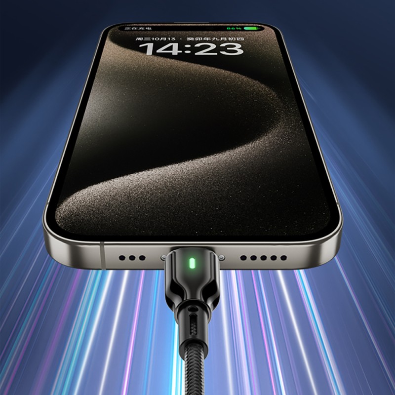 Wiwu Wi-C073 Drualink Serisi USB-A to Type-C Hızlı Şarj Özellikli Data ve Şarj Kablosu 3A 1M - 7