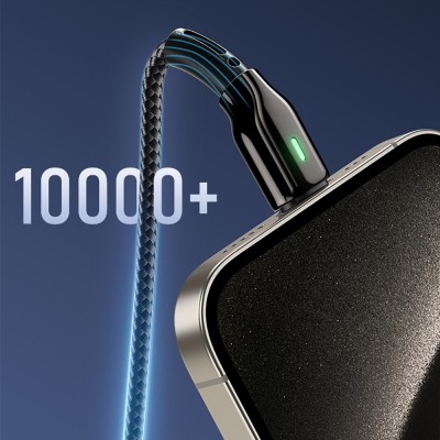 Wiwu Wi-C073 Drualink Serisi USB-A to Type-C Hızlı Şarj Özellikli Data ve Şarj Kablosu 3A 1M - 9
