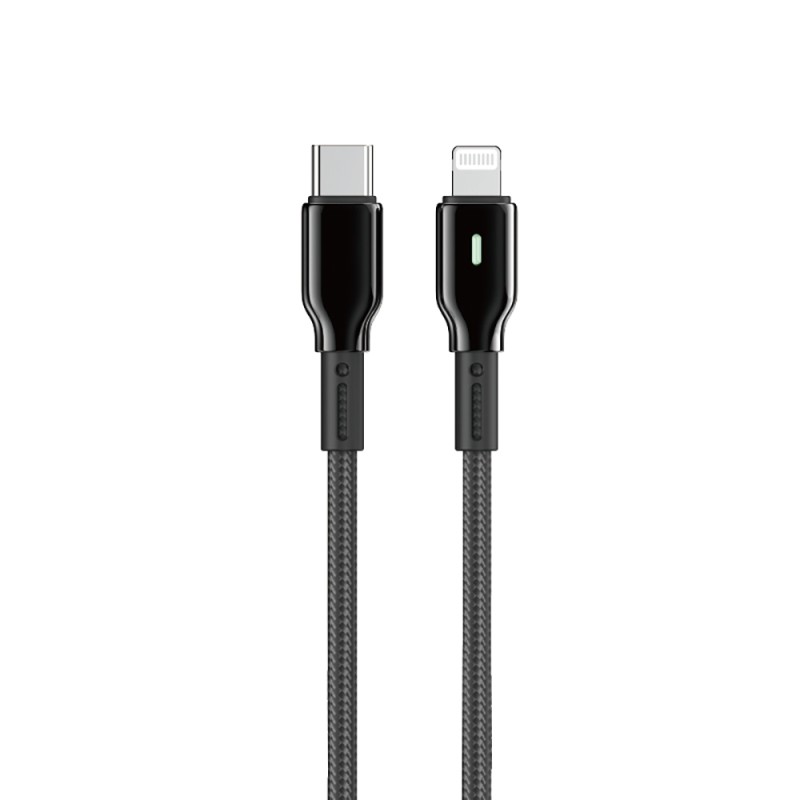 Wiwu Wi-C076 Drualink Series Type-C to Lightning PD Fast Charging Cable 27W 1M - 3