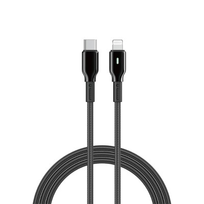 Wiwu Wi-C076 Drualink Series Type-C to Lightning PD Fast Charging Cable 27W 1M - 2
